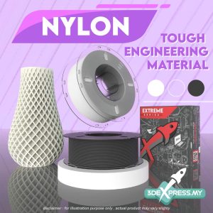 NYLON (PA6) FILAMENT 1KG Solid Colour (Extreme Series)
