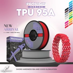 TPU 95A FILAMENT 1KG (PROSUMER Series)